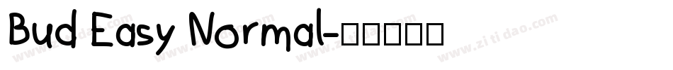 Bud Easy Normal字体转换